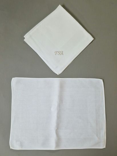 SET OF 18 RECTANGULAR TABLE SET (48 x 35...