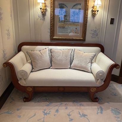 * Biedermeier-Modern stained and partially...