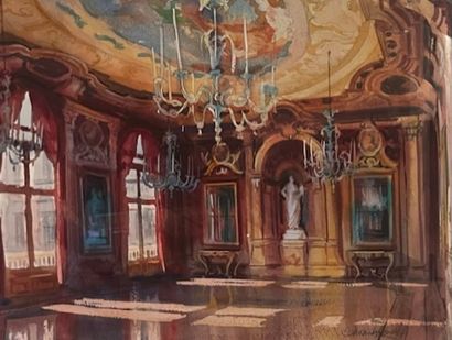 MODERN SCHOOL
Interior of an Italian palace...
