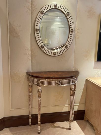 * SET OF A SMALL HALF-MOUNTAIN CONSOLE AND...