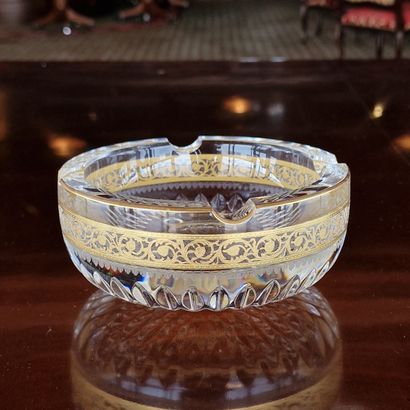 SAINT LOUIS - THISTLE MODEL - Pair of round...