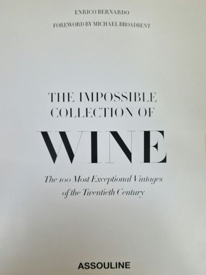 9 OUVRAGES EN LANGUE ANGLAISE SUR LE VIN,...