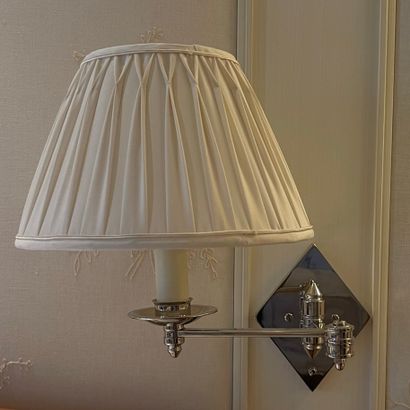 Pair of Art Deco-Modern style wall lights...