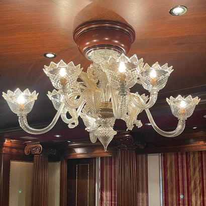 EIGHT LIGHTS ON TWO CROWNS PLATES - Venice...