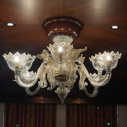 EIGHT LIGHTS ON TWO CROWNS PLATES - Venice...