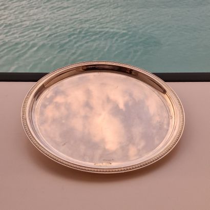 CHRISTOFLE MODELE MALMAISON - PAIRE DE PLATEAUX...