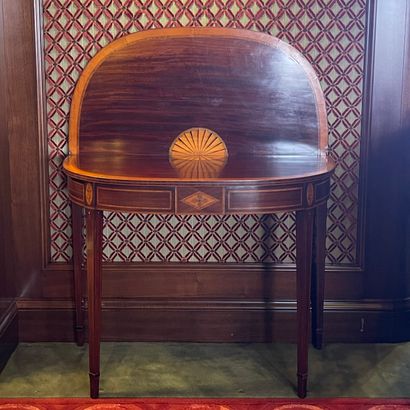 * TABLE DEMI-LUNE PORTEFEUILLE de Style Angleterre...