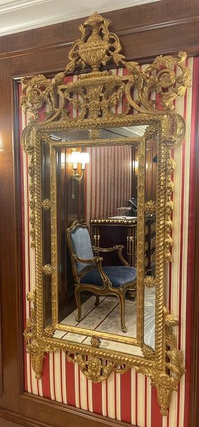 GRAND MIROIR FACON MERCURE de Style Italie...