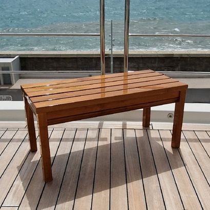 * RECTANGULAR LOW TABLE - Modern - With horizontal...
