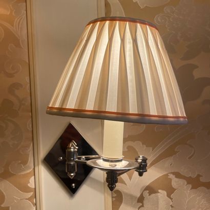 Pair of Art Deco-Modern style wall lights...