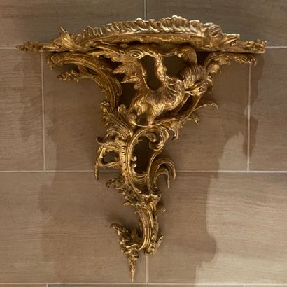 PAIRE DE CONSOLES D’APPLIQUE de Style Venise...