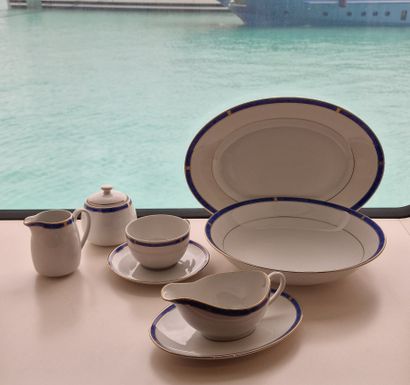 CHRISTOFLE - SMALL TABLE SET FOR COFFEE AND...