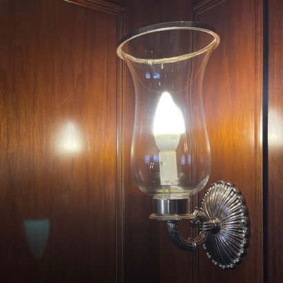 PAIR OF WALLLIGHTS in the English style of...