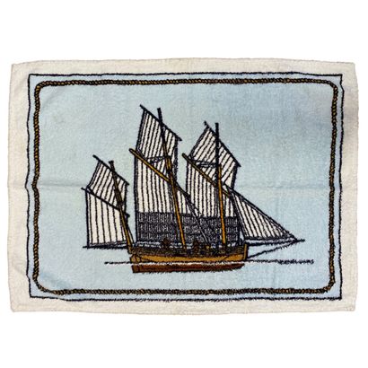 HERMES Paris Made in France - LARGE cotton...