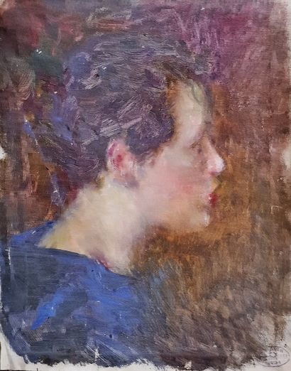 Claude-Charles BOURGONNIER (c. 1860-1921)
Portrait...