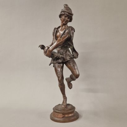 Marcel DEBUT (1865-1933)
Joueur de vielle
BRONZE...