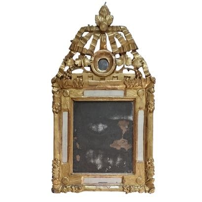 MIROIR A TAIN AU MERCURE - Provence Epoque...