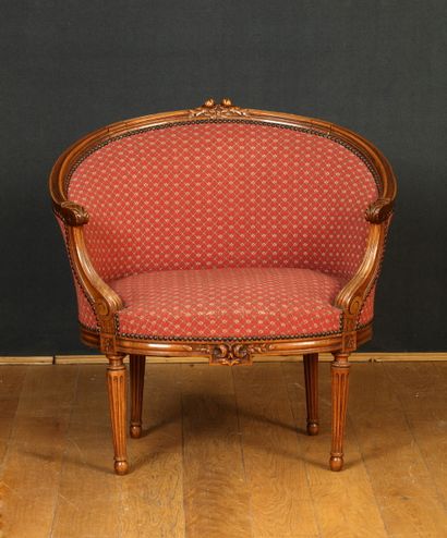 MOBILIER DE SALON de Style Louis XVI - Début...