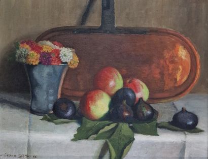 Solange SOTTAS (XXème Siècle)
Nature morte...