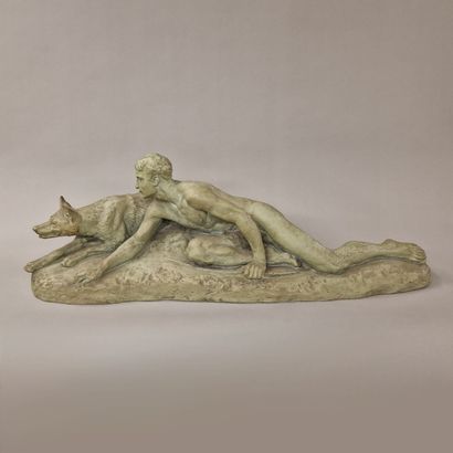 Louis RICHE (1877-1949)
Chasseur à l'arc...