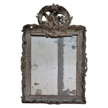 MIROIR à FRONTON, ITALIE? - Epoque Baroque...