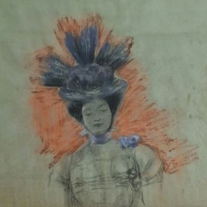Pedro RIBERA (1867-1949)
Jeune femme retirant...