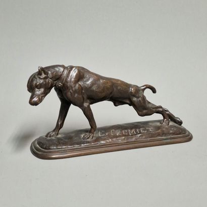 Emmanuel FREMIET (1824 1910)
Chien s’étirant...