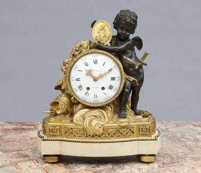 IMPORTANTE PENDULE de Style Louis XVI de...