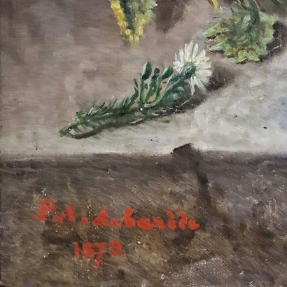 ECOLE DE LA FIN DU XIXEME SIECLE
Bouquet...