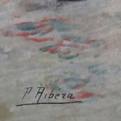 Pedro RIBERA (1867-1949)
Jeune femme retirant...