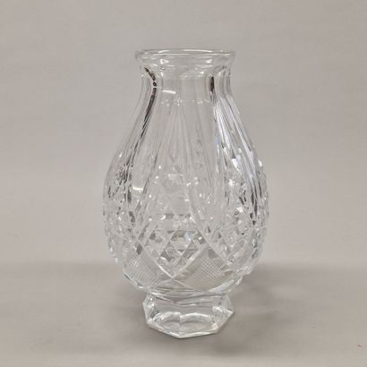 GRAND VASE balustre Bohème Circa 1970 en...