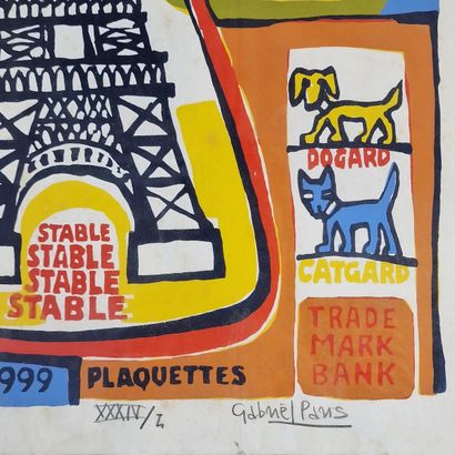 Gabriel PARIS (1924-2000)
AFFICHE - PARIS...