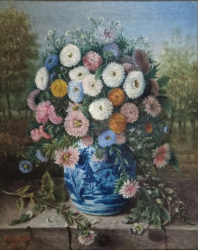 ECOLE DE LA FIN DU XIXEME SIECLE
Bouquet...