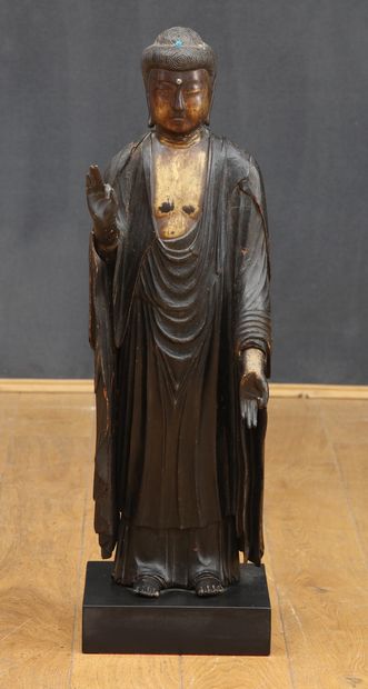 JAPON, Période Edo (1603-1868) 
FIGURE DE...