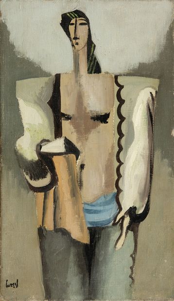 Jean LURCAT (1892-1966) 
Personnage cubisant,...