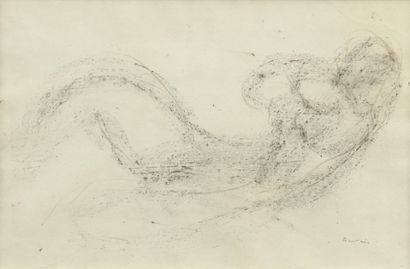 Jean FAUTRIER (1898 1964)
Nu féminin allongé
TECHNIQUE...