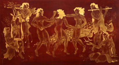 Katsu HAMANAKA (1895-1982)
Musiciens et danseurs...