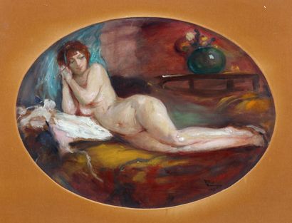 Jean-Gabriel DOMERGUE (1889-1962)
Nu allongé...