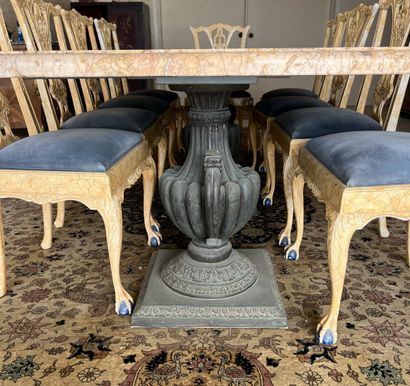 TRES IMPORTANTE TABLE de Style Florentin...