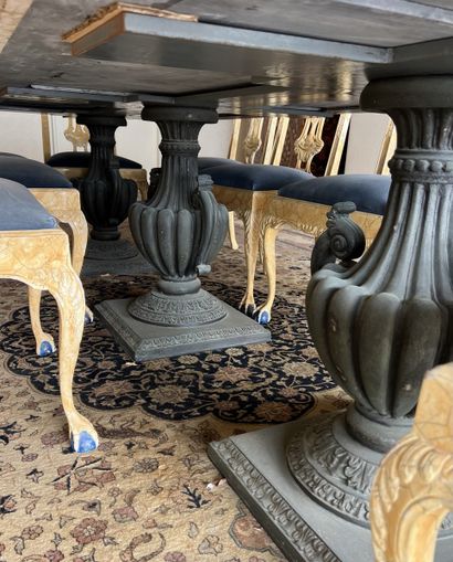 TRES IMPORTANTE TABLE de Style Florentin...