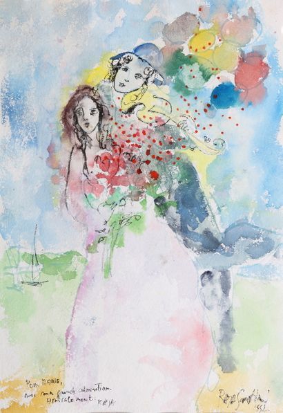 Alain RAYA-SORKINE (1936-1922) 
La mariée...