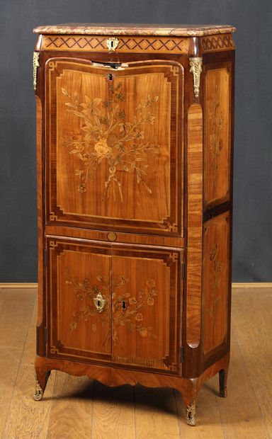 PETIT SECRETAIRE d'Epoque Transition Louis...