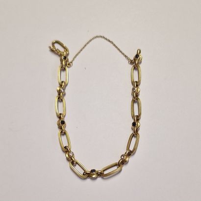 MODERN BRACELET in yellow gold 750 Millièmes...