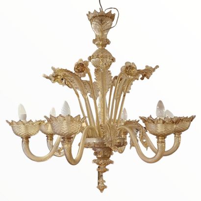 6 LAMP LIGHT - Venice, Murano, Mid-20th Century...