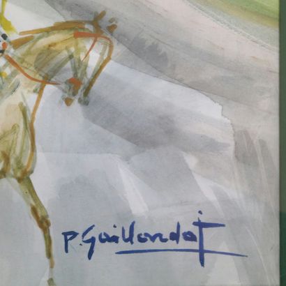 Pierre GAILLARDOT (1910-2002)
Race horses
AQUARELLE
Signed...
