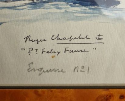 Roger CHAPELET (1903-1995)
The 4-masted ship...