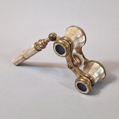 Pair of late 19th century mother-of-pearl...