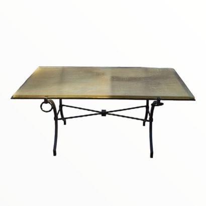 RECTANGULAR DINING TABLE - 1950s Decorator's...