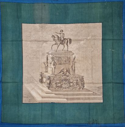 EMPEROR NAPOLEON 1ST COMMEMORATIVE SCARF....