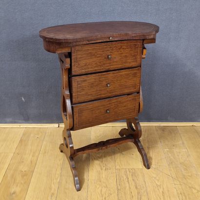 ROGNON-SHAPED WORKSHOP TABLE in the Louis...